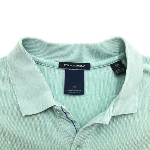 Scotch & Soda Regular Mint Green Polo T-Shirt Size M - Picture 4 of 7