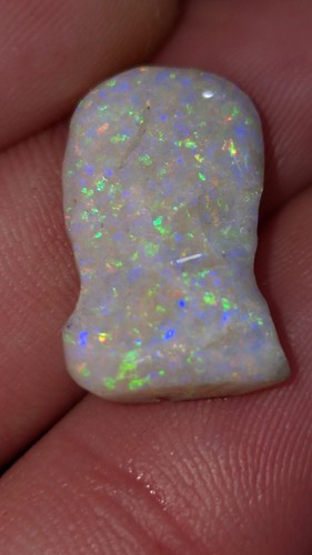 Coober Pedy Gem Opal Carving. pre shaped fish tail for pendant? Australian Opal - Picture 8 of 9
