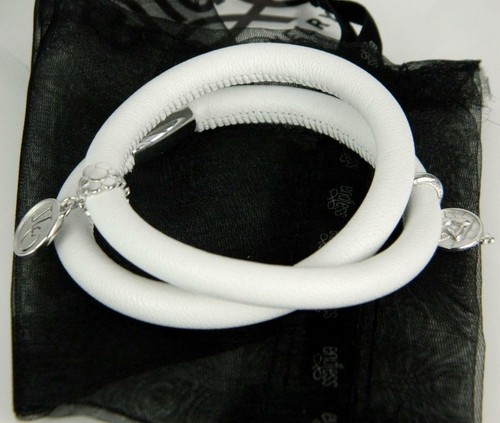 *BUY 1 GET 1* ENDLESS White DOUBLE Bracelet 6" Sterling Cherub ANGEL & JLO Charm - Picture 2 of 5