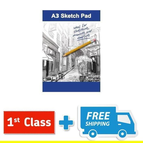 A3 Skizzenbuch Block Zeichnen Kritzeln Künstler Buch Schule Geschenk Schreiben Basteln - Bild 6 von 7