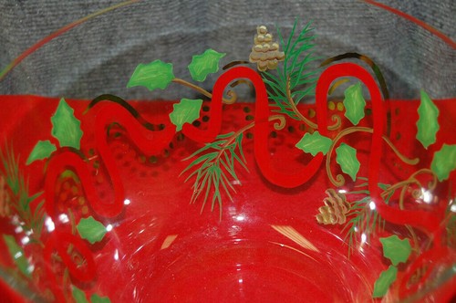 Christmas Bowl, Irish Coffee Mugs, Oven Mitts, Hot Mats   XM527 - Picture 3 of 11