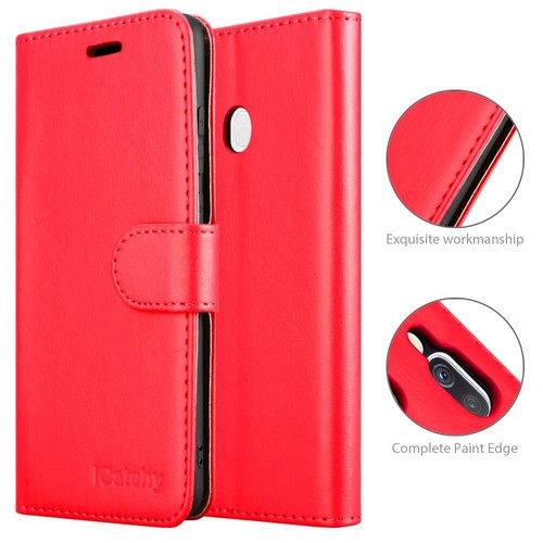 For Samsung Galaxy A40 Phone Case Leather Wallet Flip Folio Stand View Cover - Picture 64 of 79
