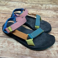 Teva Universal Womens Sandals 1003987 Multicolor Colorblock US Size 11 EU 42