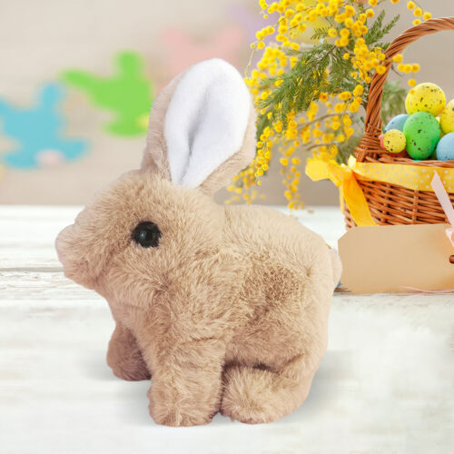 Easter Realistic Bunny Electric Plush Bunny Gift for Toddlers Birthday - Photo 3/20