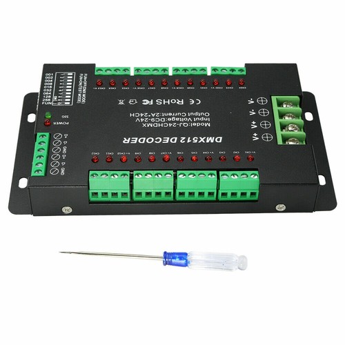 3/4/6/12/30CH- DMX512 RGB RGBW LED controller dmx decoder Dimmer Driver - Picture 15 of 17