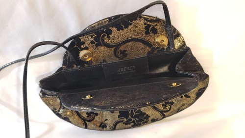 Jaeger Made in Italy - Black Shoulder Strap Handbag - Picture 5 of 9
