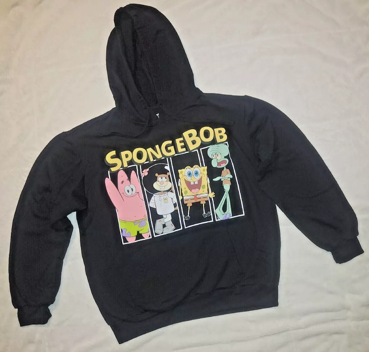 Black spongebob sweatshirt sale