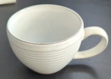 Large Portobello by Inspire Grey Tan Cream Pottery Coffee Cup Glaze Mug