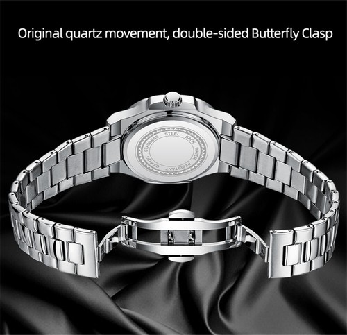CHENXI Hombres Relojes de Cuarzo Cuero Reloj de Pulsera Acero Luminoso Hombre Relojes de Negocios - Imagen 17 de 28