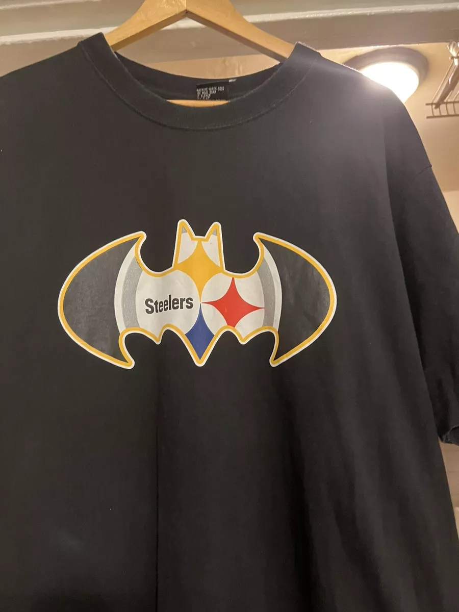 Pittsburgh Steelers Batman Tee sz XL eBay
