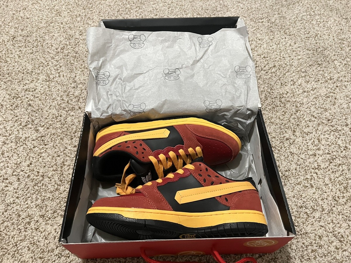 VANDY THE PINK SPICY BURGER SB DUNK Lows SZ 9 DS IN BOX | eBay
