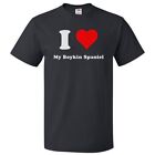 I Love My Boykin Spaniel T shirt I Heart My Boykin Spaniel Tee