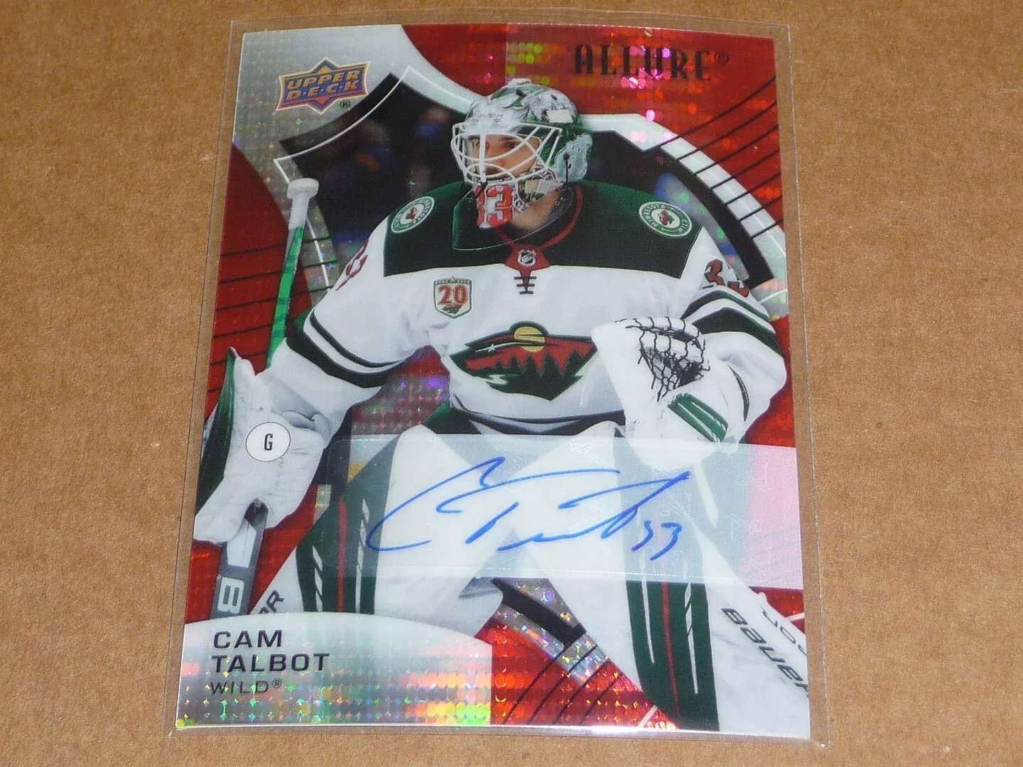 Cam Talbot trading card