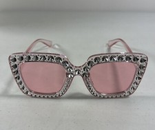 PINK Bling Oversized Fashion Wear Sunglasses Square Frame Fun Design