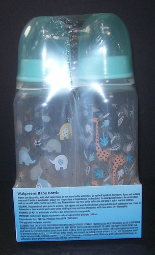 4 PACK NEW/UNOPENED 8 OZ BABY BOTTLES - 4 PACK WALGREENS 8 OUNCE BABY BOTTLES - Picture 3 of 3