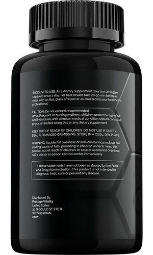 (1 Pack) Agent Alpha for Men Capsules - AgentAlpha Vitamin Complex Pills - Picture 6 of 6