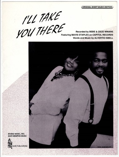 1972 I'll Take You There Bebe & Cece Winans Original Piano Vocal Guitar - Picture 1 of 4