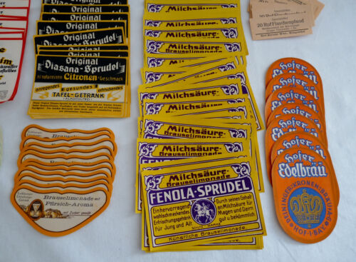 Konvolut alte Flaschenhals Etiketten Bieretikett Etikett Pfandmarken Klingental - Bild 5 von 6