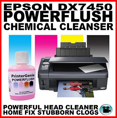 Jane Austen Resonate erfaring Epson DX7450 Print Head Cleaner: Nozzle Flush to Unblock Problem Printer  Clogs | eBay