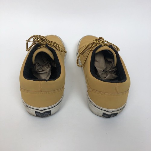 Vans Off the Wall Old Skool Tan/Brown Mid Top Men’s Size 10.5 Skate Shoes S36SJ - Picture 4 of 7