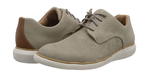 Derbys hombre Grey Clarks Grey 10 Uk Clarks color para Nubuck topo R71q51BA