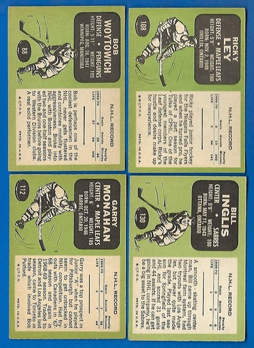 1970-71 TOPPS 70-71 NHL HOCKEY CARD & PRINT ERROR 1-132 & AUTOGRAPH SEE LIST - Picture 183 of 215