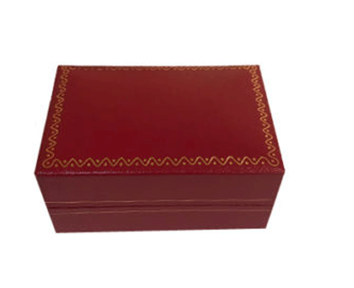 Classic Red Leatherette Jewellery Boxes Ring Bracelet Bangle Watch Necklace.... - Picture 19 of 51