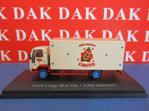 Die cast 1/76 Modellino Camion Ford Cargo Box Van John Lawson's Circus - Foto 2 di 4