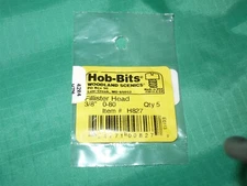 Hob-Bits #H827 - Fillister Head Screws 0-80, 3/8"