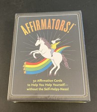 Cartes d'affirmateurs boîte de 50 affirmations d'auto-assistance Knock Knock Co. neuves scellées