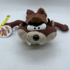 VINTAGE 1996 Official Looney Tunes 8" Tasmanian Devil "Taz" Plush Play By Play