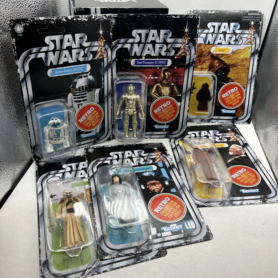 NEW Star Wars Retro Collection Kenner A New Hope Collectible 6 Pack Figures - Image 2 of 4