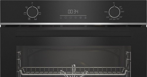 Juego de estufa BEKO negro horno empotrado recirculación de aire + placa de vitrocerámica de inducción - Imagen 3 de 11