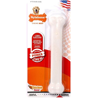 Nylabone Dura Kauknochen Hund Leckerli Hähnchen, groß
