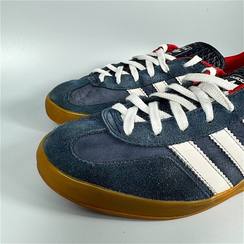 Adidas Gazelle Interior GB 2012 Juegos Olímpicos Talla UK 7 Entrenadores Azul Rojo Gamuza Zapatos - Imagen 10 de 16