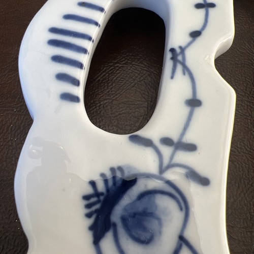 Vtg Rare Meissen Blue Onion Trivet Hand Painted Porcelain Beautiful - 第 14/17 張圖片