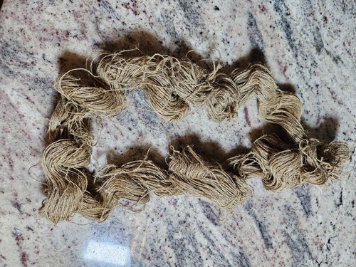 New ListingHemp Yarn - Hand Spun hank natural more than 800yds 6oz 25 years