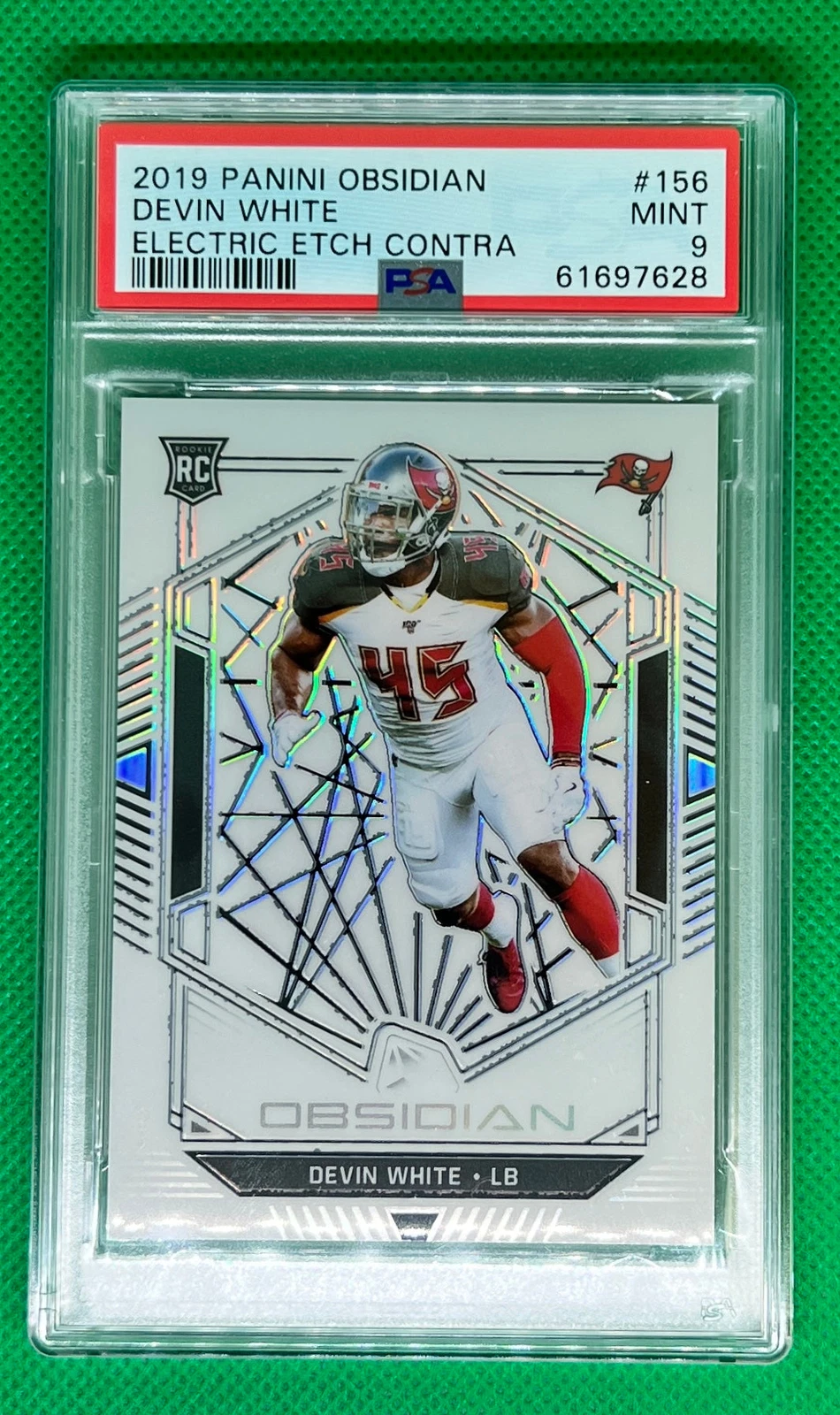 Devin White Panini Obsidian #156 Electric Etch Contra