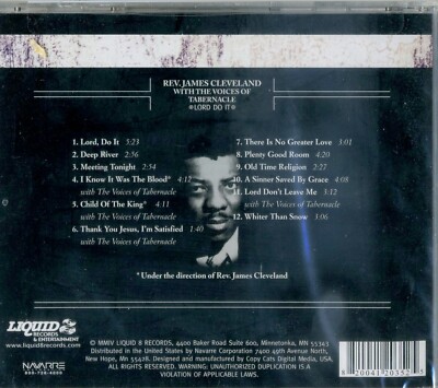 Rev. James Cleveland: Lord, Do It: CD Rev. James Cleveland: Lord, Do It: CD