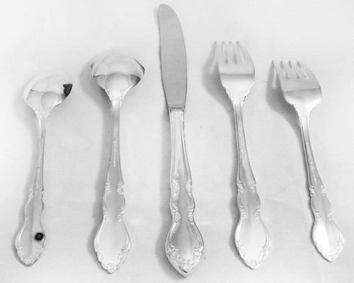 BARONESS Silverplate by Towle 5 Piece Place Setting NEW NOT USED made in Korea - Picture 2 of 10