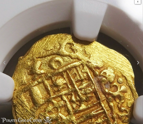 FINEST KN. MEXICO 1 ESCUDO 1713 "1715 FLEET SHIPWRECK" NGC 64 PIRATE GOLD COINS - Picture 3 of 12