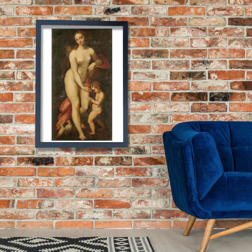 Correggio - Venus And Cupid Wall Art Poster Print Correggio - Venus And Cupid Wall Art Poster Print