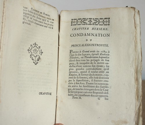 Histoire de l'empire de Russie sous Pierre Le Grand Voltaire 1763 EO T2 - Foto 7 di 8