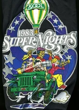Kool 1983 Super Nights Jeep Screen Stars T-shirt black M 50/50 cotton polyester