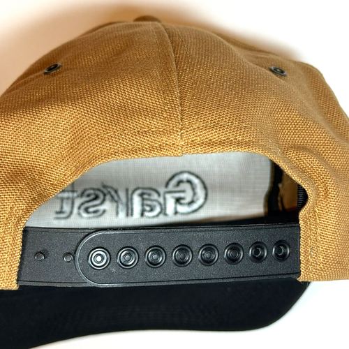 Gorra de béisbol vintage Garst Hat Snapback para hombre marrón bordada 5 paneles años 90 EE. UU. - Imagen 8 de 8