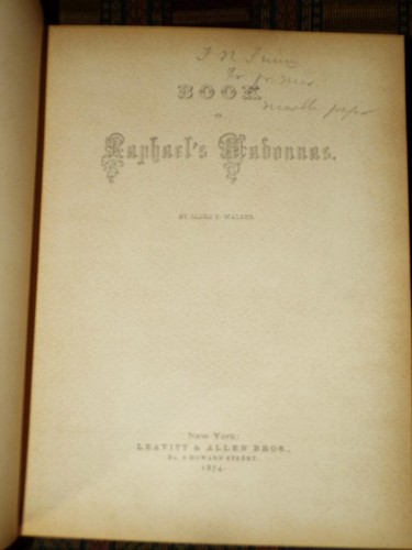 RARE 1874 Raphael's Madonnas - with albumen photos by George G. Rockwood - Picture 6 of 10