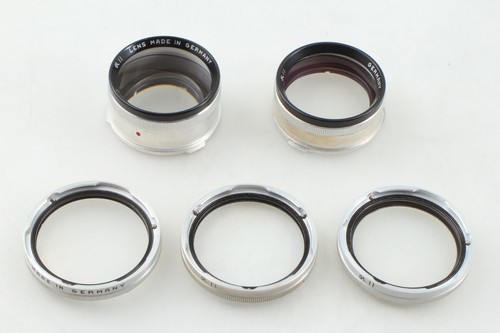 For Rolleiflex 3.5F [N MINT w/ Hood] Rolleinar 2, 3 Bay II Close Up Lens Filter - Picture 6 of 8