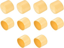 10Pcs Rubber End Caps 1 1/2" ID Vinyl round Tube Bolt Cap Cover Thread
