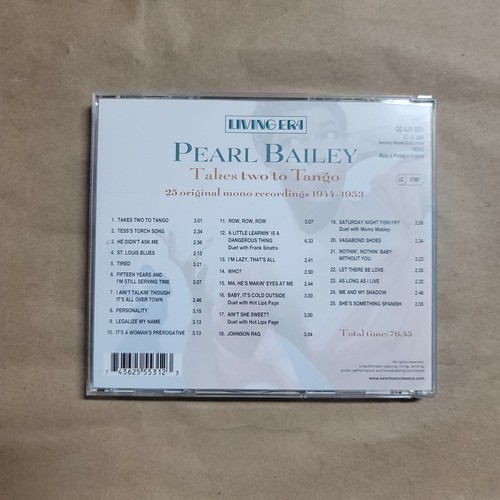 Takes Two To Tango By Pearl Bailey (CD, 2004) - Picture 2 of 3