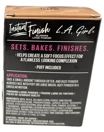 L.A. Girl Instant Finish Blurring Loose Powder - Medium GLP731 - 0.21 oz (6g) - Picture 2 of 3